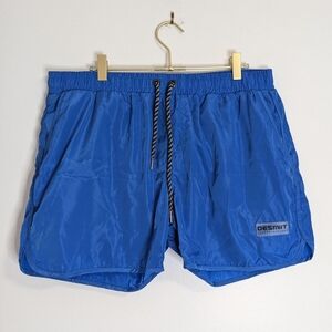 Desmiit XXL Blue Swim Trunks w/ 4.5" Inseam‎